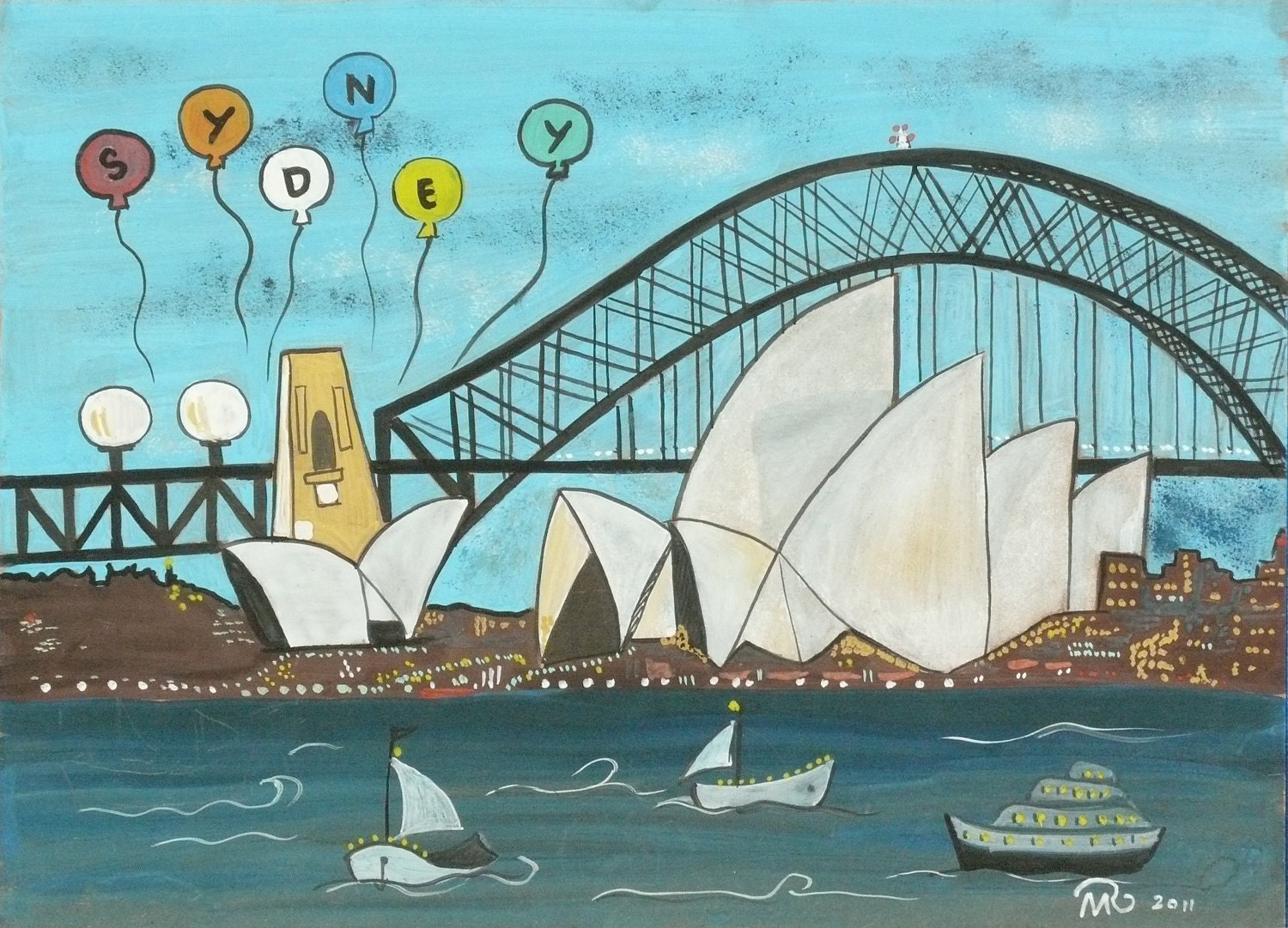 SALE % - SYDNEY.Limited edition 13x19 print by O2Optimist -Juri Romanov