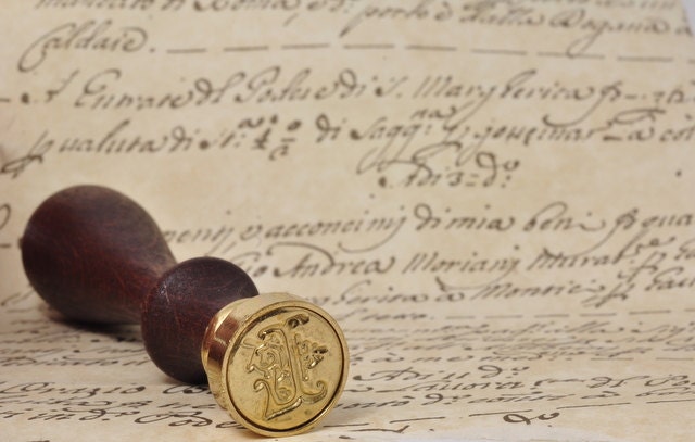 Wax Seal Stamp and Wax Stick Set