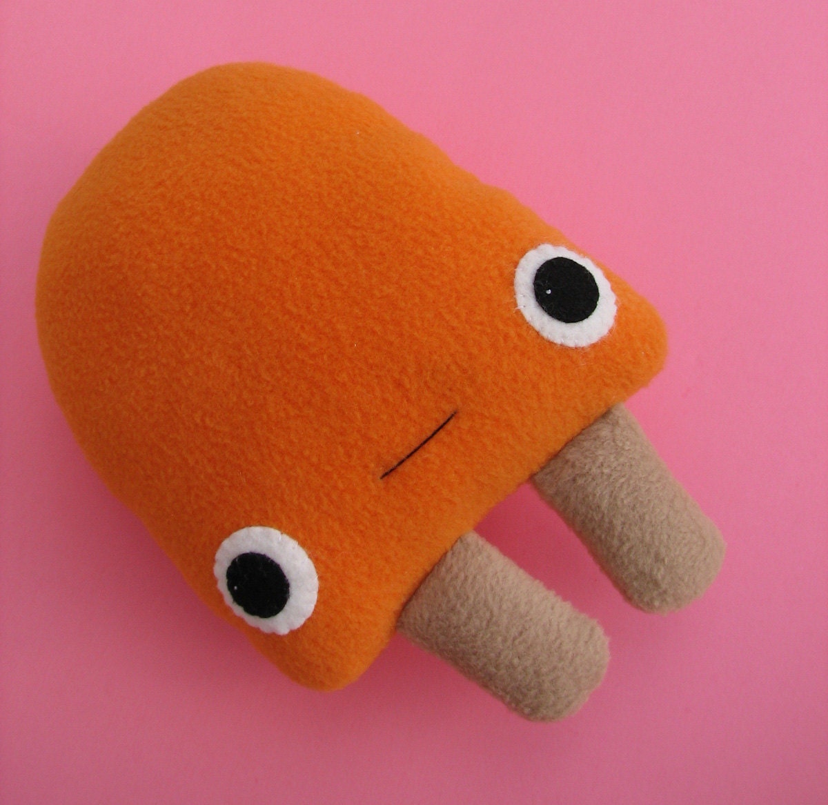 Adorable Orange Popsicle Plush Pillow Doll