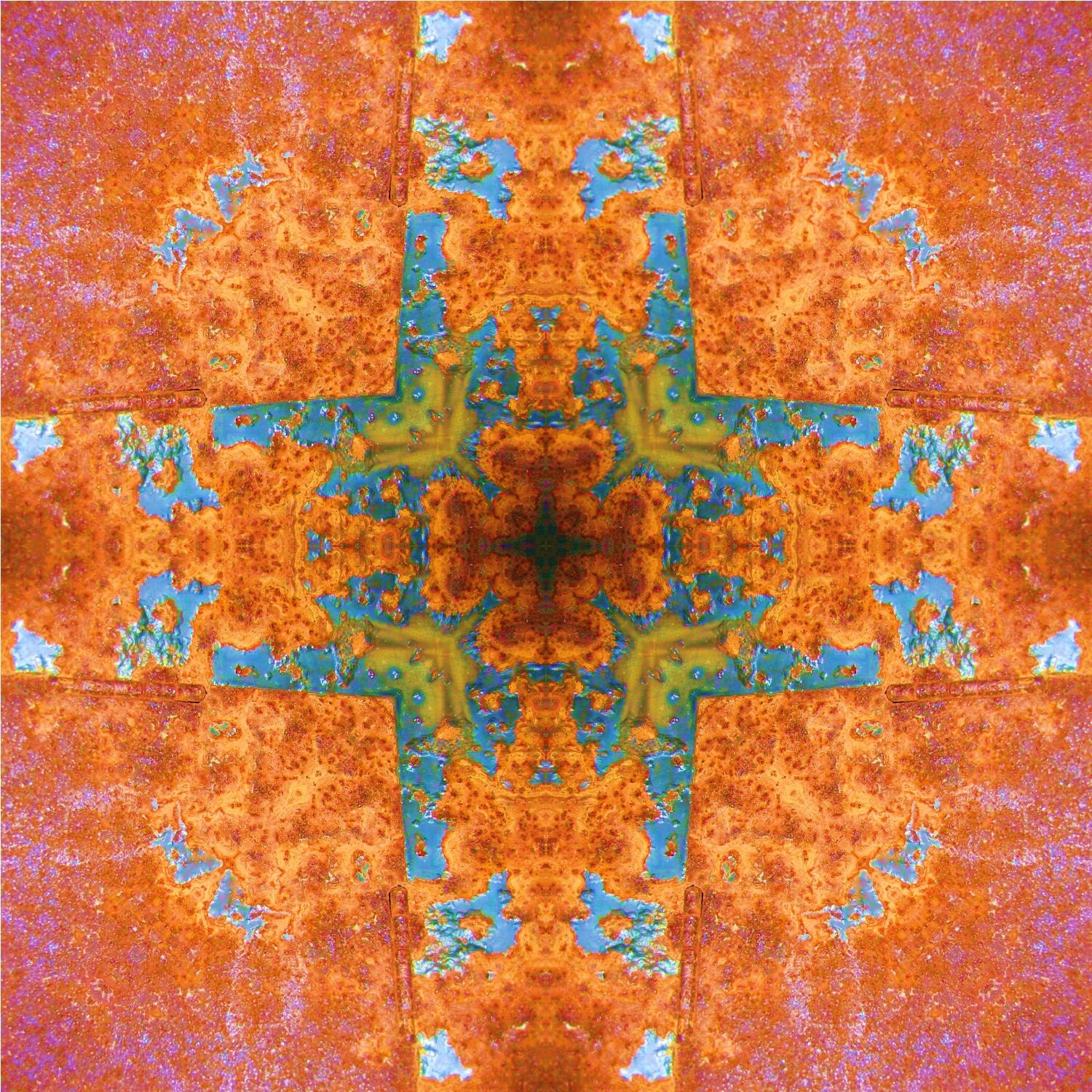 Rust is Beautiful Kaleidoscope photo print $12
