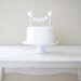 Lovely Day Cake Banner with Poms (Custom)