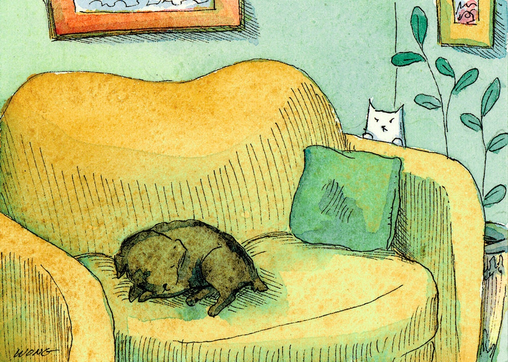 ACEO Print -- My Chair