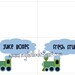 Food Tent Cards:  Train