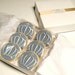 Royal Crown Cookies in Blue and Silver for Father's Day- Set of 6