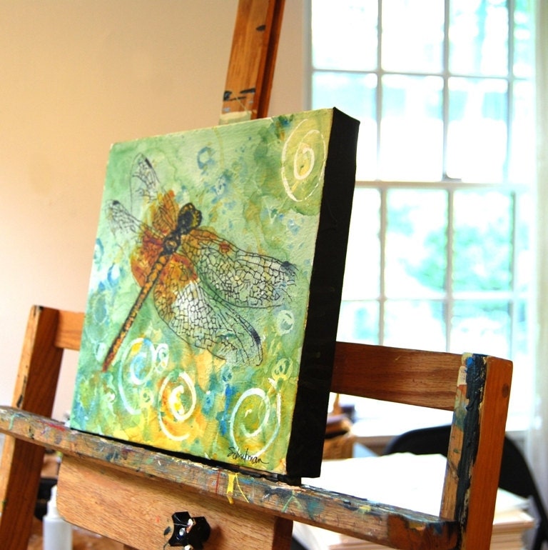 Abstract+dragonfly+art