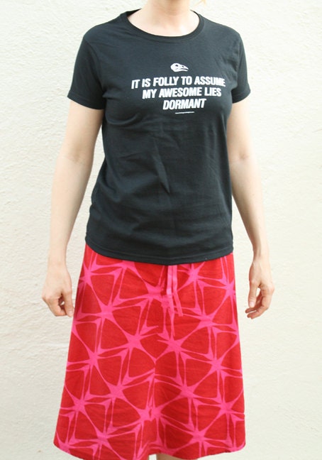 It Is Folly To Assume My Awesome Lies Dormant - T-SHIRT S, M, L, XL, XXL