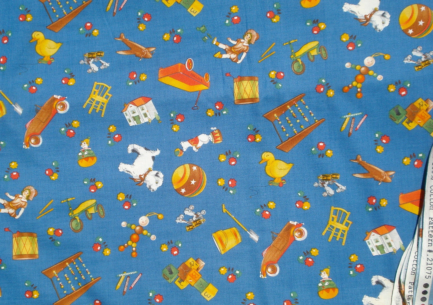 18quot  x 22quot   of toy box on blue from the look and learn line of american jane