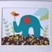Kids Wall Art, Baby Boy Room Decor, Nursery Decor, Children's Decor, Animals, Elephant, The Gentle Giant, 8x10 Print