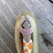 Tiny Hawaiian Koi Merman on a Rock