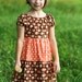 Peasant Dress In Breakfast At Tiffany's Fabric - Girls' Size 3-8