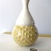 Single Cream Bud Vase