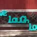 Large "Live, Laugh, Love" sign---Seperate words in Tantalizing Teal