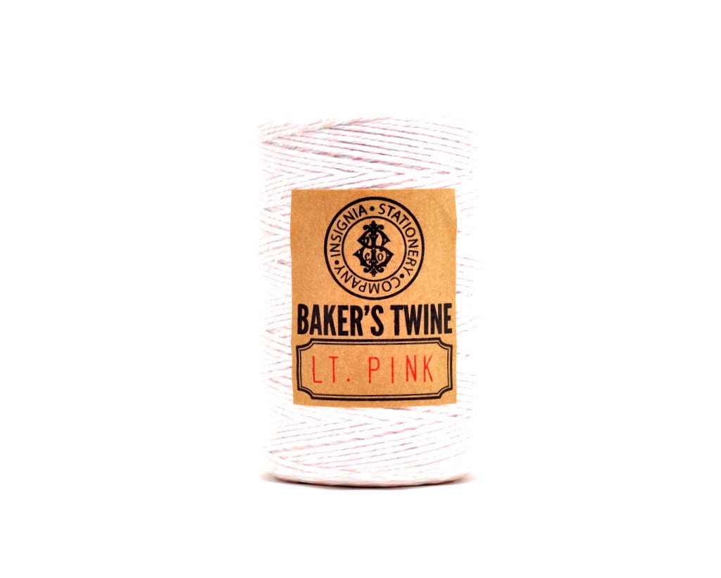 Bakers Twine Spool 170 yards - Light or Pastel Pink