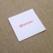 Letterpress Twitter Mini Card