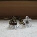 white flower earrings