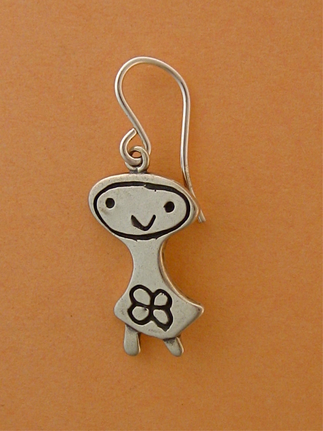 Bird Girl Little Charm Earrings