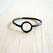 Black Circle Ring
