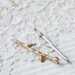 Twig Branch Hair Clips Bobby Pins - Gold Silver or Bronze - Mix and Match You Choose Set of Two
