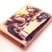 Iphone 4 Case / Wallet Leather  - Alice in Wonderland - Can be made to fit - HTC, Droid, Blackberry, Samsung, etc.