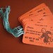 Recycled Gift Tags - Monopoly Chance cards