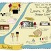 wedding map - custom save the date or invitation
