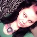 Mermaid Tattoo Anchor Gal on Blue Handcrafted Handcasted Metal Pendant Handpainted Black and assembled by myself with a ballchain necklace