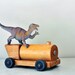 Handmade Wooden Toy Train - Vintage