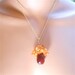 Autumn Spessartite Garnet  Pendant Necklace by YOURDAILYJEWELS