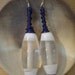 glass bead earrings
