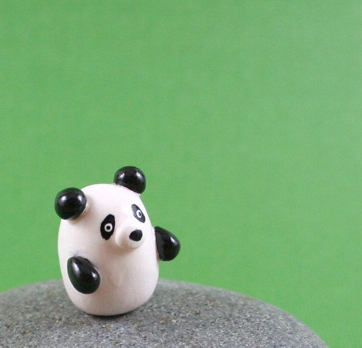Little Panda - Hand Sculpted
