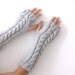 Fingerless Gloves - Gray, Grey