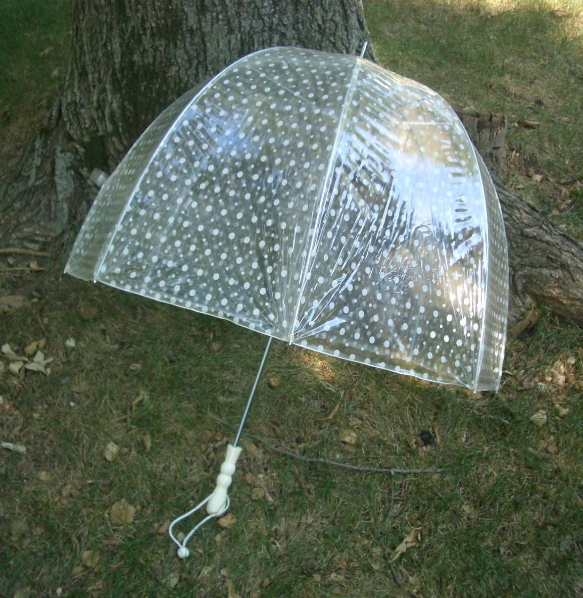 Vintage Polka Dot Bubble Umbrella
