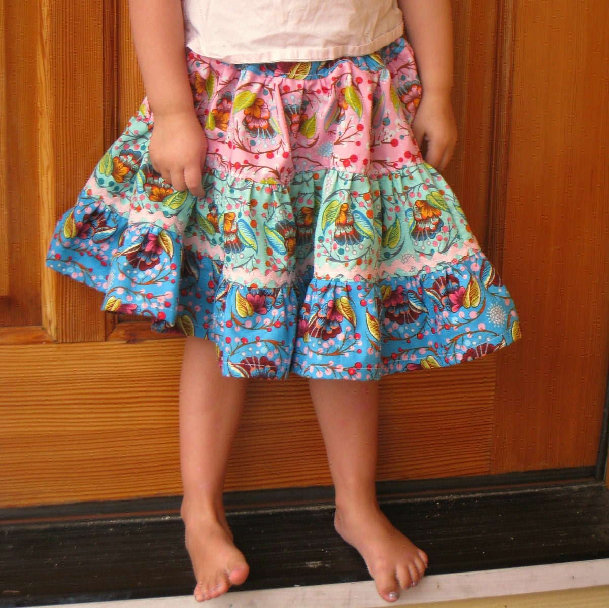 Twirl Skirt -  Ready to Ship - LouLouThi Curated Bloom - ready to ship - size 2 to 5 yrs