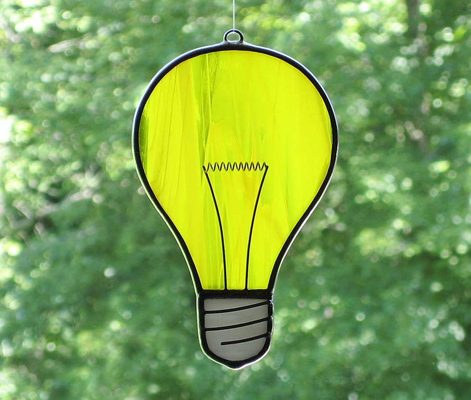 Bright Idea Light Bulb Suncatcher