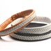 Cognac, Swedish Lapland Sami Reindeer Leather Bracelet, made to order