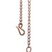 24 inch solid copper chain -- handmade findings