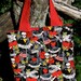 Tattoo Love Bag With Red Handles