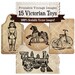 15 Victorian Children's Toys Clip Art Collection - 100% Scalable Vector Art