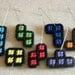 Tetris ornaments 7pc