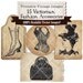 15 Victorian Fashion Accessories Clip Art Collection - 100% Scalable Vector Art