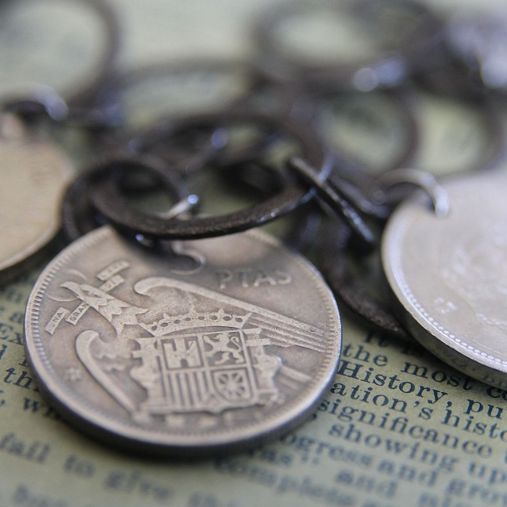 Gypsy Coin Bracelet Gunmetal Version