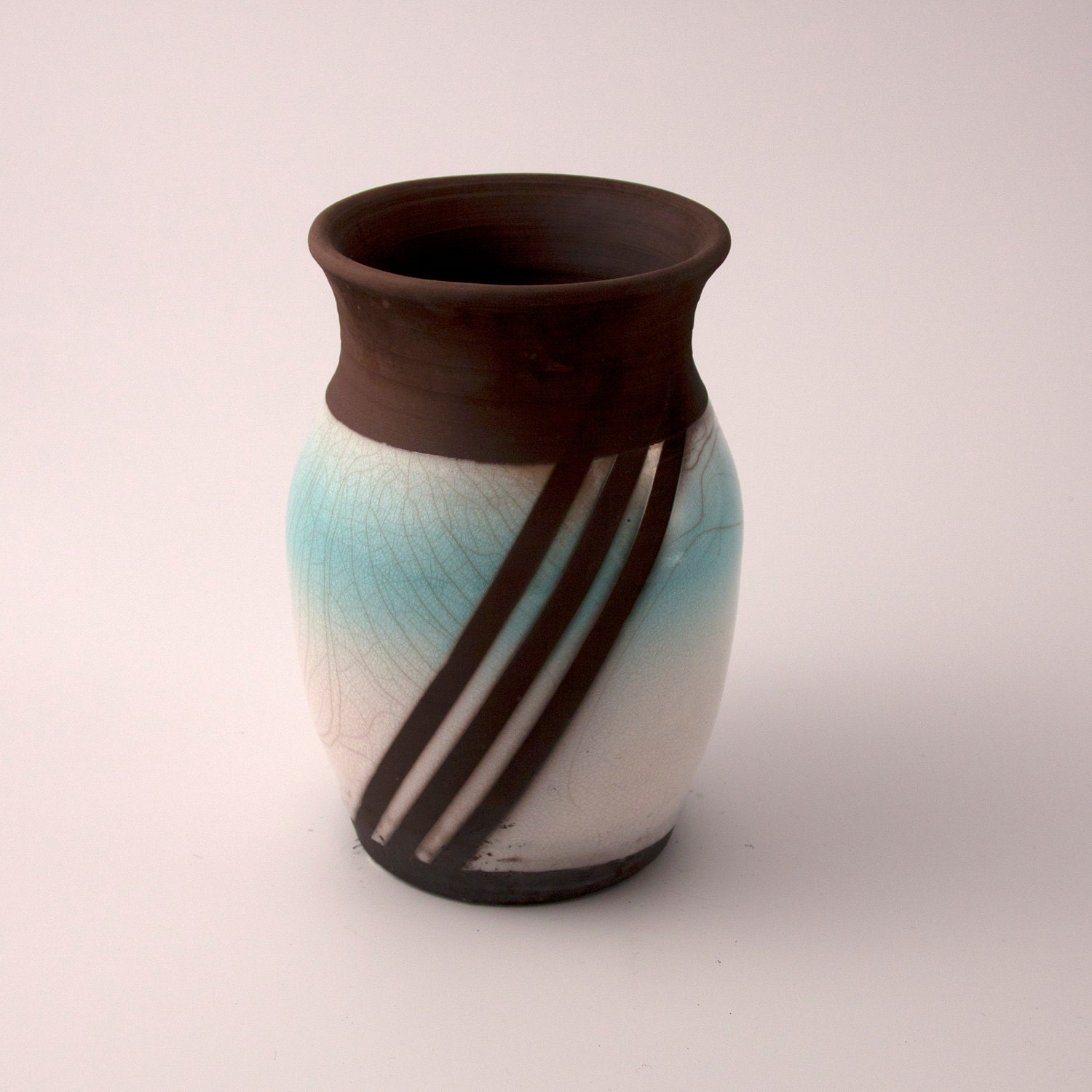 Raku Vase