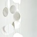 Metallic White Screenprint Paper Garland