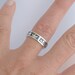 Sterling silver 'Ancient Egyptian hieroglyph' inspired ring