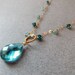 Mermaid Aqua Quartz Apatite and Amazonite Necklace