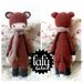 Crochet Pattern Doll "FIBI the fox" PDF