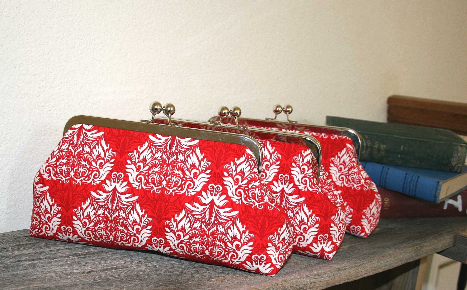 Bridesmaid Clutches - Design your own - You Choose the Fabrics