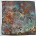 Galaxy Nebula Print Silk Cosmic Square Scarf "Carina Nebula"