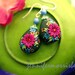 reserved for admireress - oh those warm summer nights - pendant to match earrings - made to order