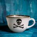 Gold Edged Pirate TeaCup LAST ONE